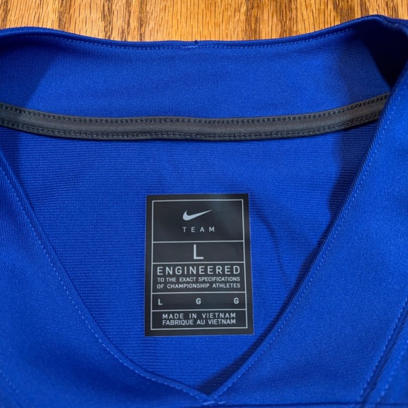 Nike Air Force Football Jersey Men's Large Blue Game Replica Engineered NWT - Picture 4 of 7